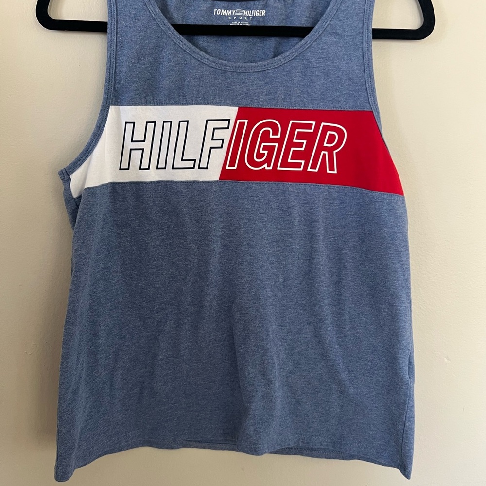 Tommy Hilfiger Sport Women’s Tank Top Classic Red White & Blue Medium